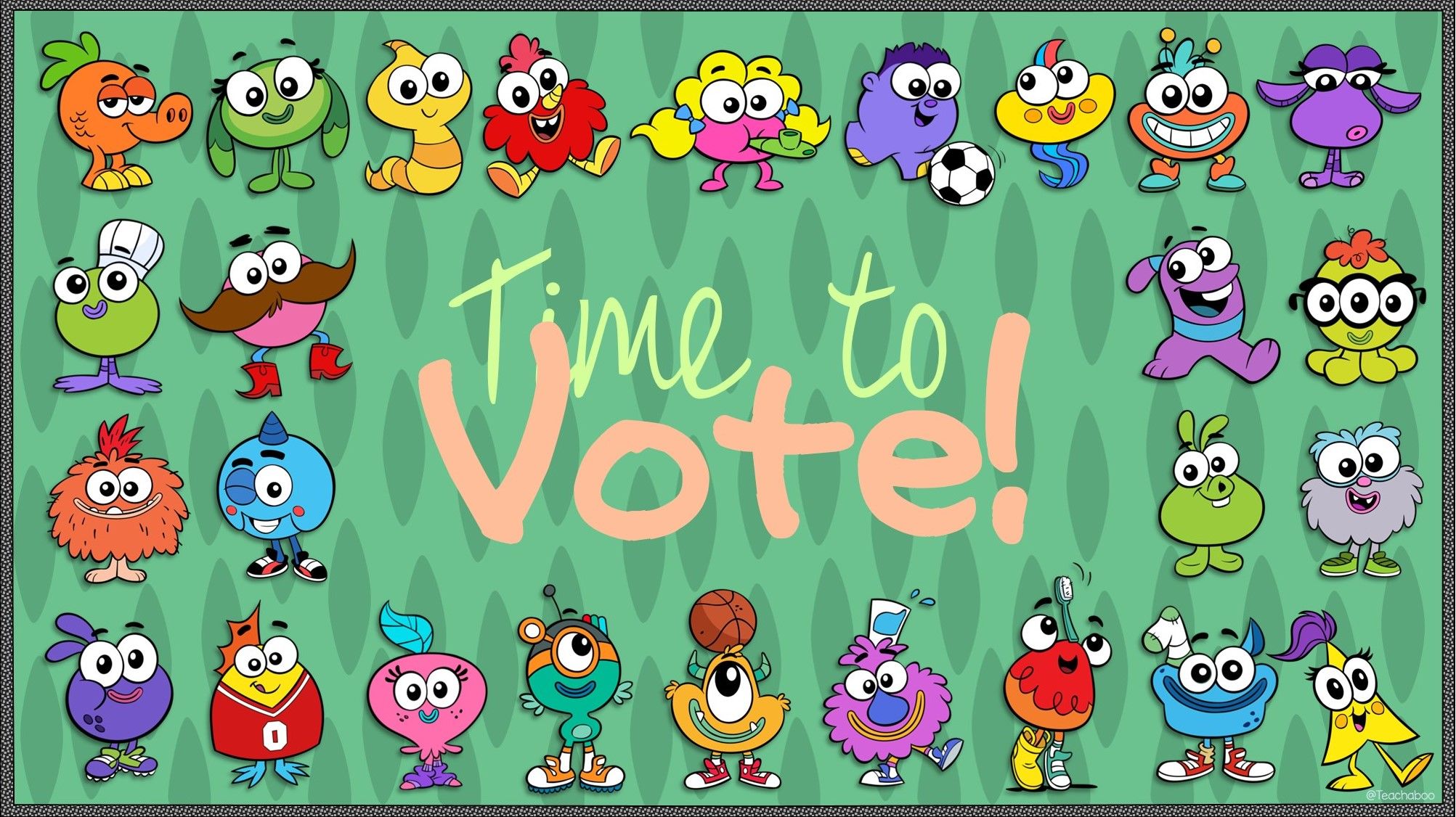 Gonoodle Time to Vote Posters with Nova SteamSteen (New Champ