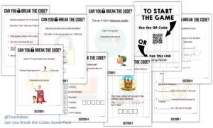 Escape the Classroom Game Pack Freebie no.3 | Reading Comprehension ...