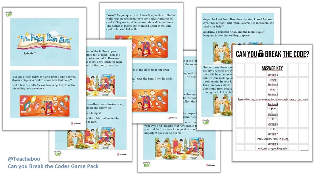 Escape the Classroom Game Pack Freebie no.3 | Reading Comprehension ...