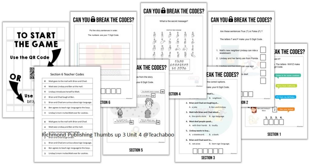 Escape the Classroom Game Pack Freebie no.6 | Reading Comprehension ...