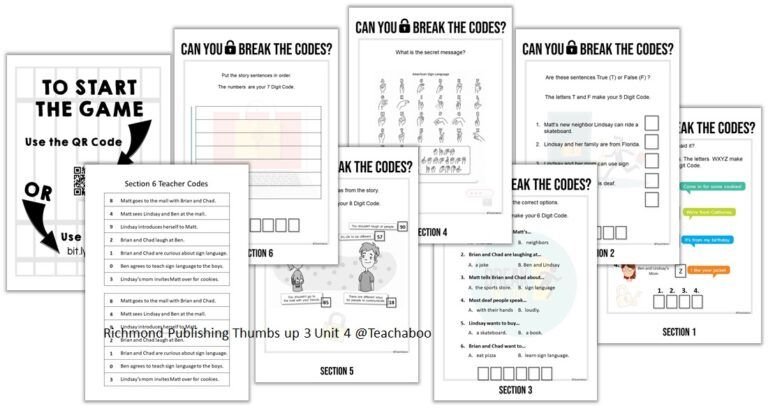 Escape the Classroom Game Pack Freebie no.6 | Reading Comprehension ...