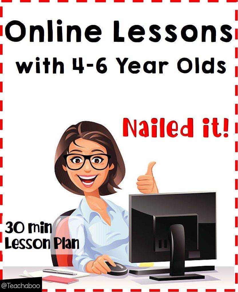 lesson plan for 4 - 6 years olds