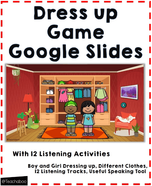 Online Dress up Game Google Slides - Teachaboo