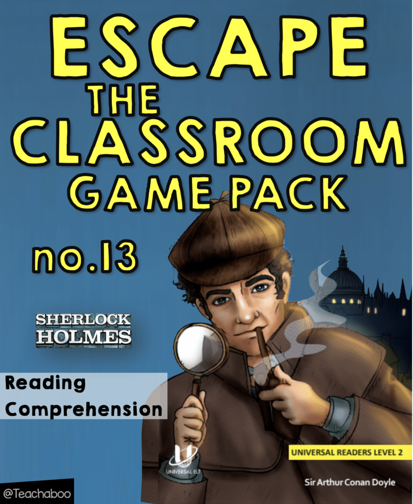 Sherlock Holmes Math Word Problem Escape Room 2nd Grade